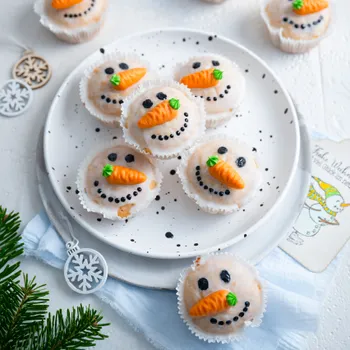 Schneemann Muffins